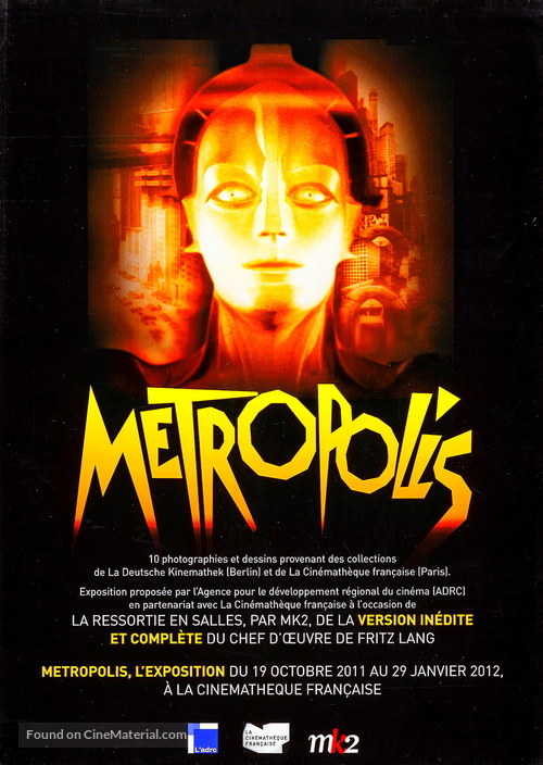 Metropolis - French Re-release movie poster