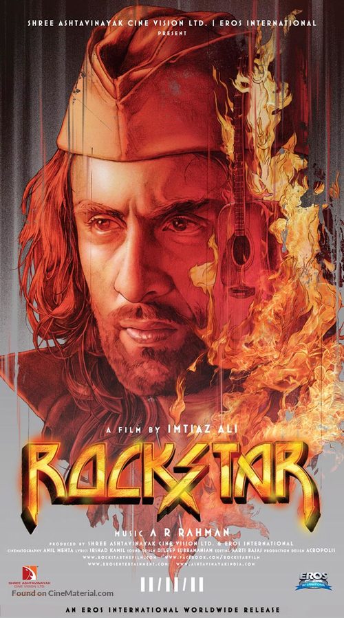 Rockstar - Indian Movie Poster