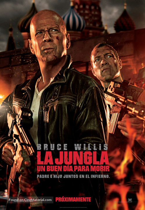A Good Day to Die Hard - Spanish Movie Poster