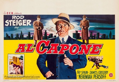 Al Capone - Belgian Movie Poster
