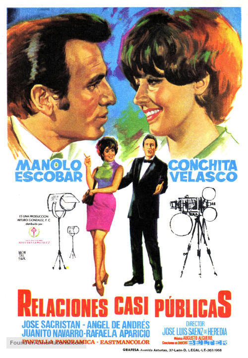Relaciones casi p&uacute;blicas - Spanish Movie Poster