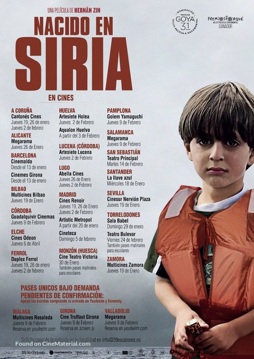 Nacido en Siria - Spanish Movie Poster