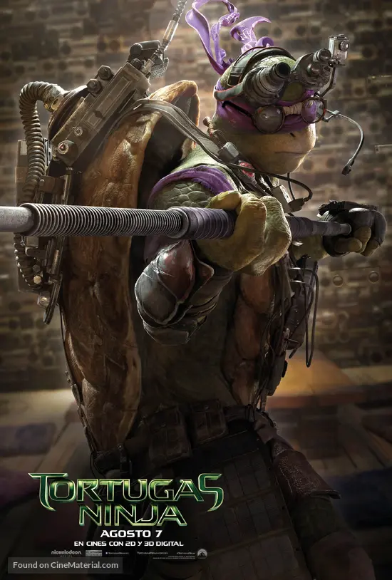 Teenage Mutant Ninja Turtles - Mexican Movie Poster