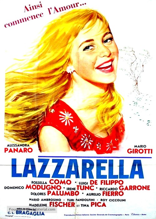 Lazzarella - French Movie Poster