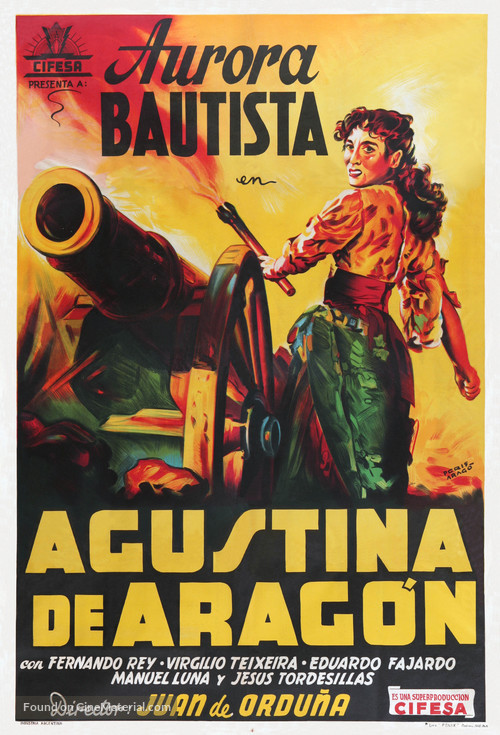 Agustina de Arag&oacute;n - Argentinian Movie Poster