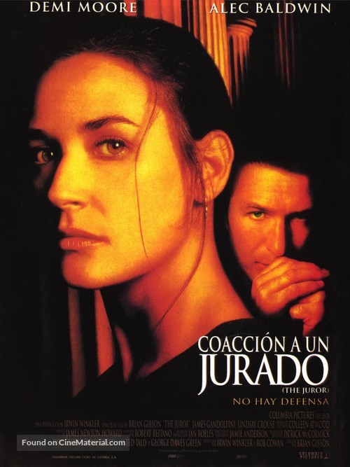 The Juror - Spanish Movie Poster