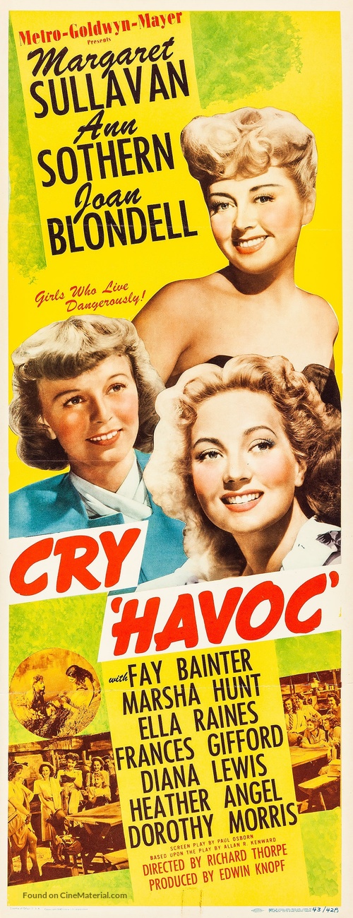 Cry &#039;Havoc&#039; - Movie Poster