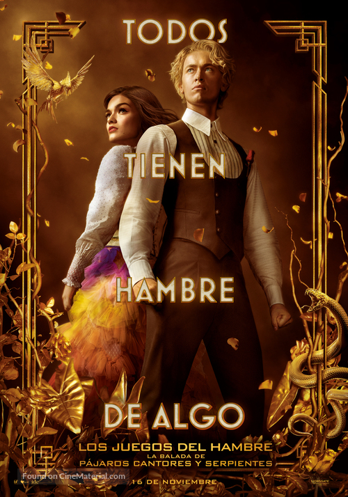 The Hunger Games: The Ballad of Songbirds and Snakes - Argentinian Movie Poster