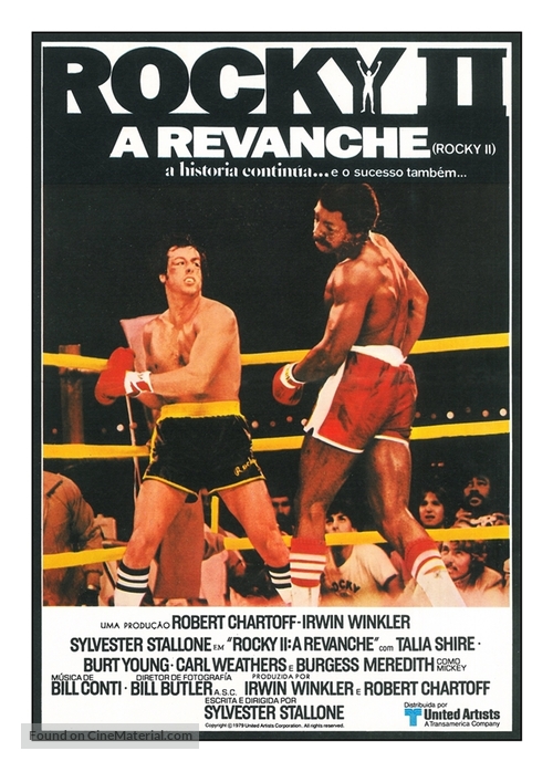 Rocky II - Brazilian Movie Poster