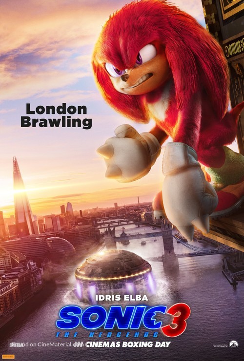 Sonic the Hedgehog 3 - Australian Movie Poster