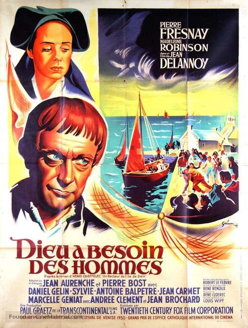 Dieu a besoin des hommes - French Movie Poster