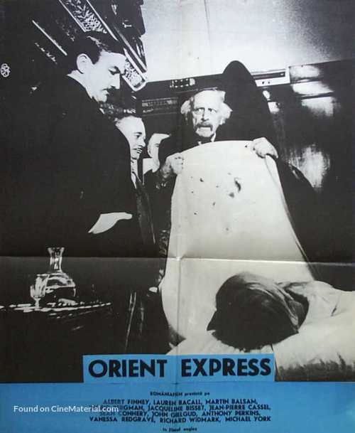 Murder on the Orient Express - Romanian Movie Poster