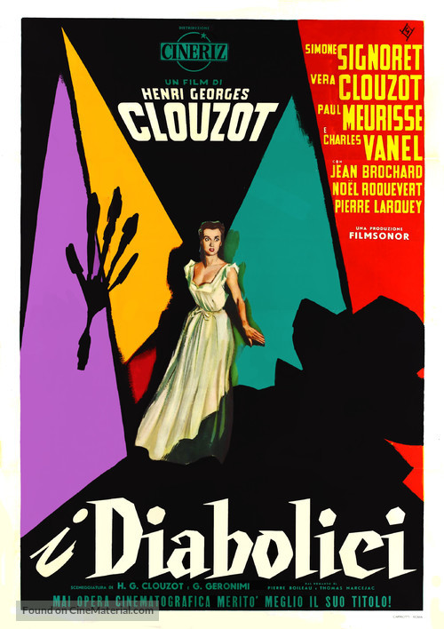Les diaboliques - Italian Movie Poster