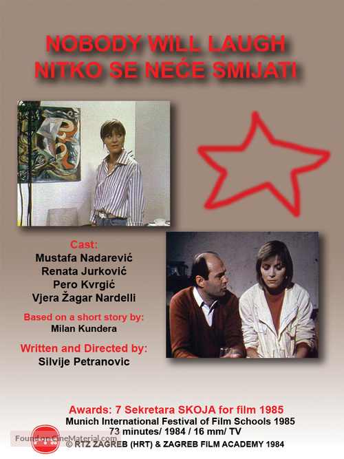 Nitko se nece smijati - Yugoslav Movie Poster