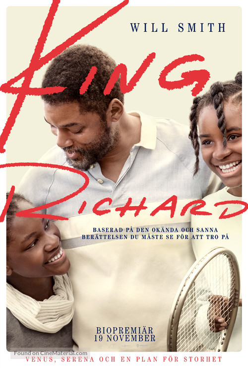 King Richard - Swedish Movie Poster