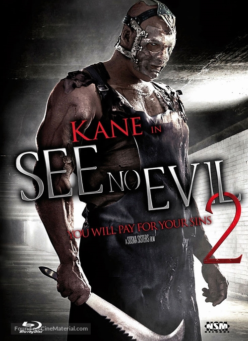 See No Evil 2 - Austrian Blu-Ray movie cover