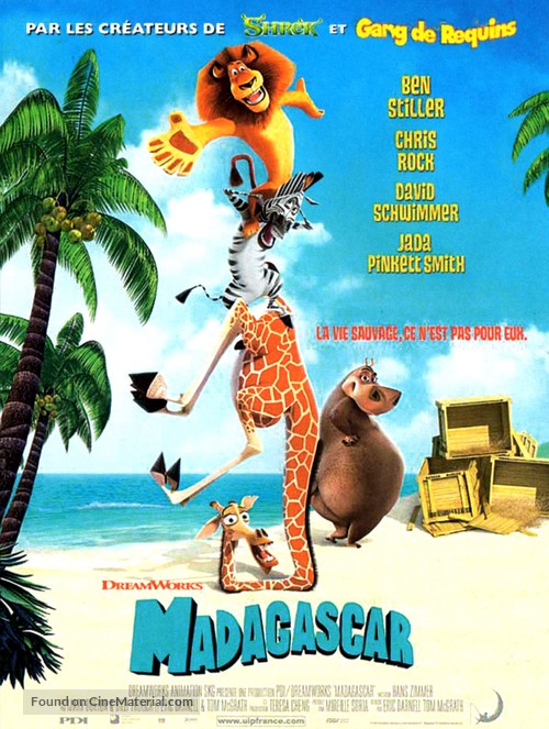 Madagascar - French Movie Poster