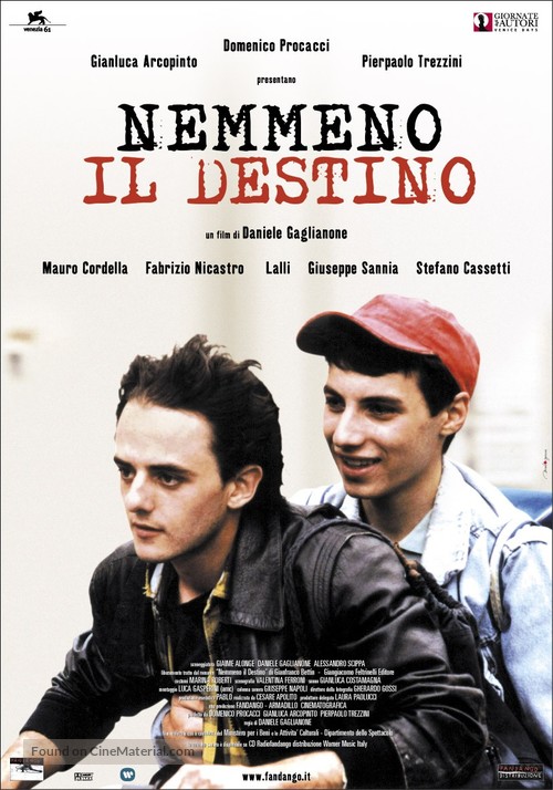 Nemmeno il destino - Italian Movie Poster