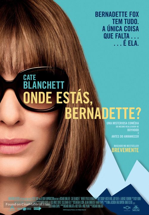 Where&#039;d You Go, Bernadette - Portuguese Movie Poster