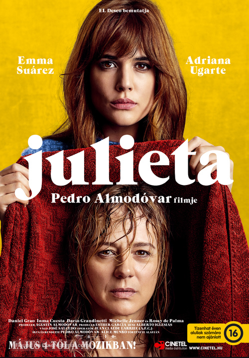 Julieta - Hungarian Movie Poster