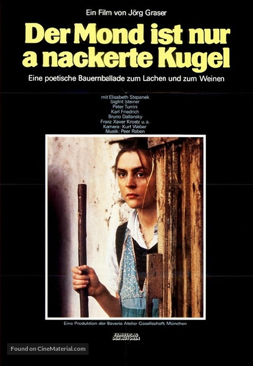 Der Mond is nur a nackerte Kugel - German Movie Poster