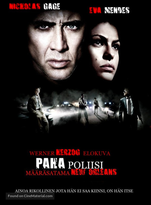 The Bad Lieutenant: Port of Call - New Orleans - Finnish Movie Poster