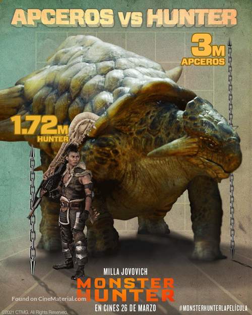 Monster Hunter - Spanish Movie Poster