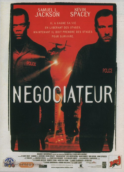 The Negotiator - French Movie Poster