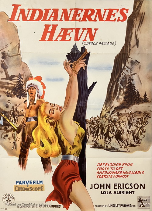 Oregon Passage - Danish Movie Poster