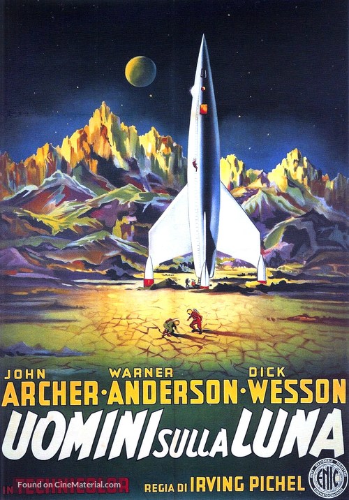 Destination Moon - Italian Movie Poster