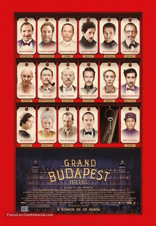 The Grand Budapest Hotel - Polish Movie Poster