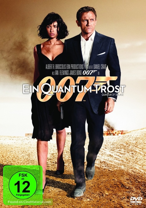 Quantum of Solace - German DVD movie cover