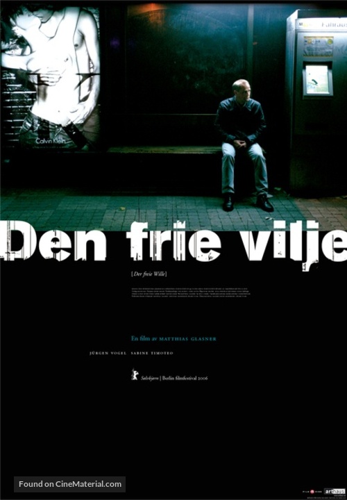 Der freie Wille - Swedish Movie Poster