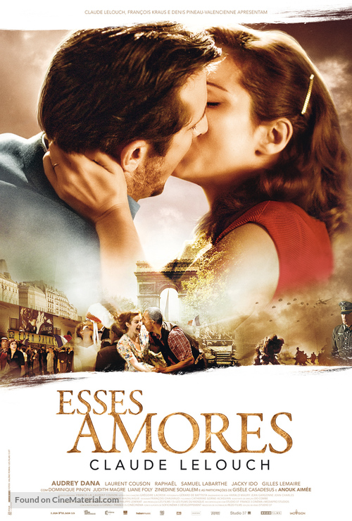 Ces amours-l&agrave; - Brazilian Movie Poster