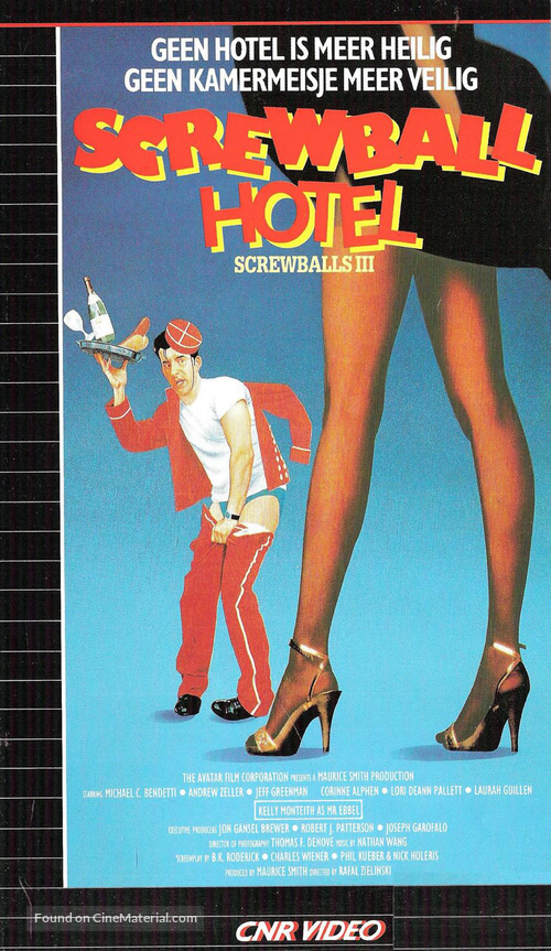Screwball Hotel - Dutch Movie Cover