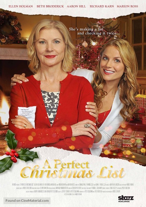 A Perfect Christmas List - Movie Poster