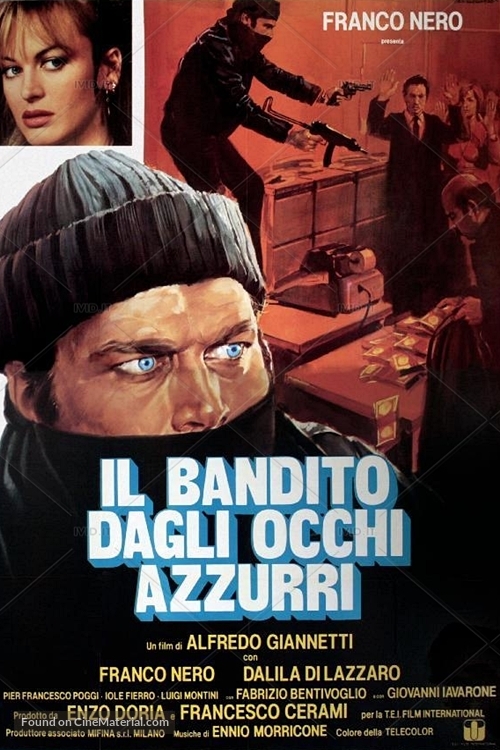Il bandito dagli occhi azzurri - Italian Movie Poster