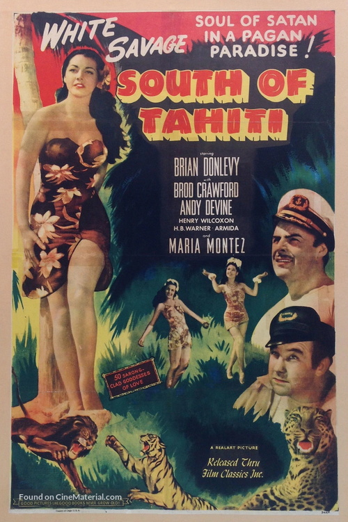 South of Tahiti - Movie Poster