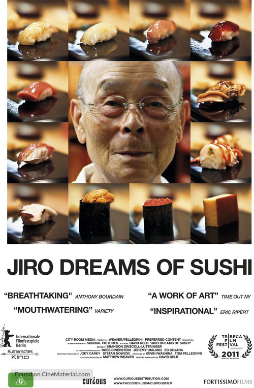 Jiro Dreams of Sushi - Australian Movie Poster