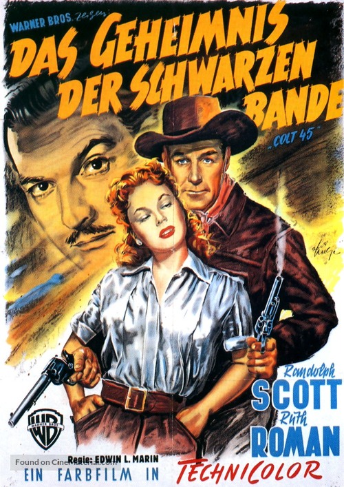 Colt .45 - German Movie Poster