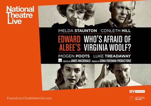 National Theatre Live: Edward Albee&#039;s Who&#039;s Afraid of Virginia Woolf? - British Movie Poster