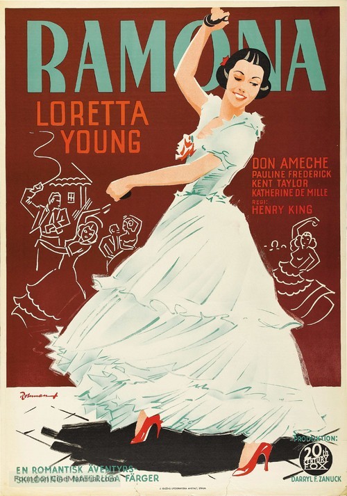 Ramona - Swedish Movie Poster