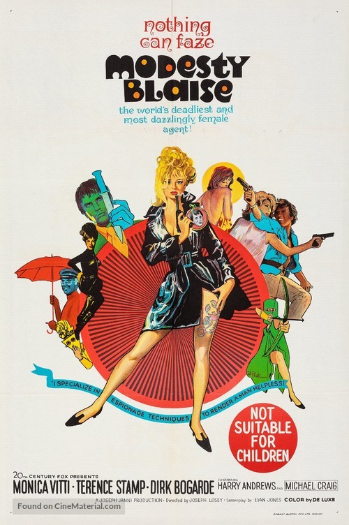 Modesty Blaise - Australian Movie Poster