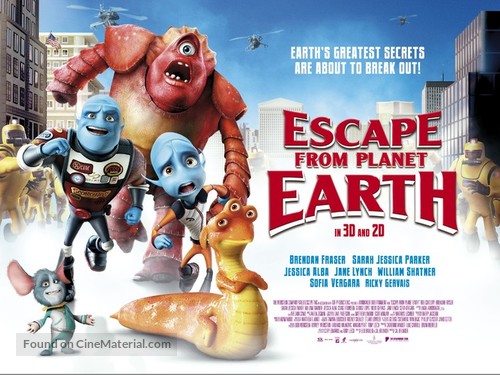 Escape from Planet Earth - British Movie Poster