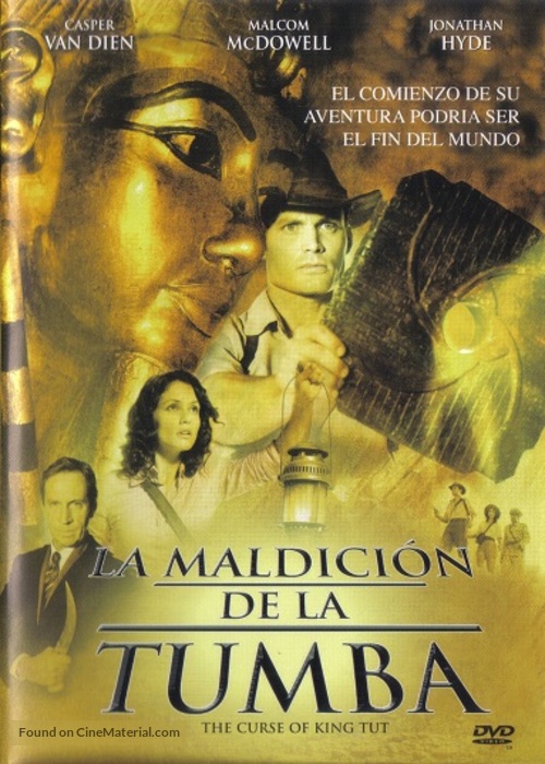 The Curse of King Tut&#039;s Tomb - Mexican DVD movie cover