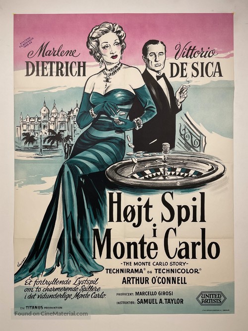 Montecarlo - Danish Movie Poster