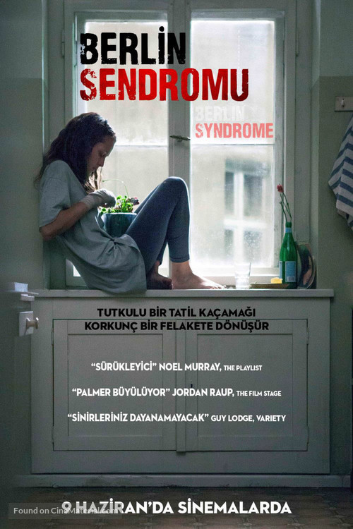 Berlin Syndrome - Turkish Movie Poster