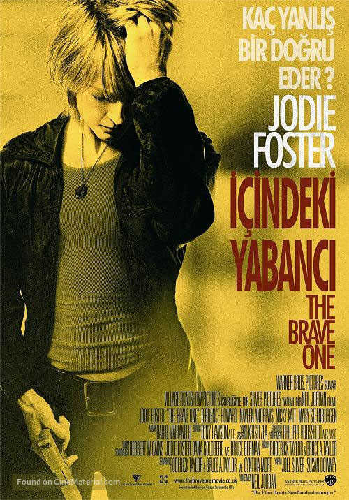 The Brave One - Turkish Movie Poster