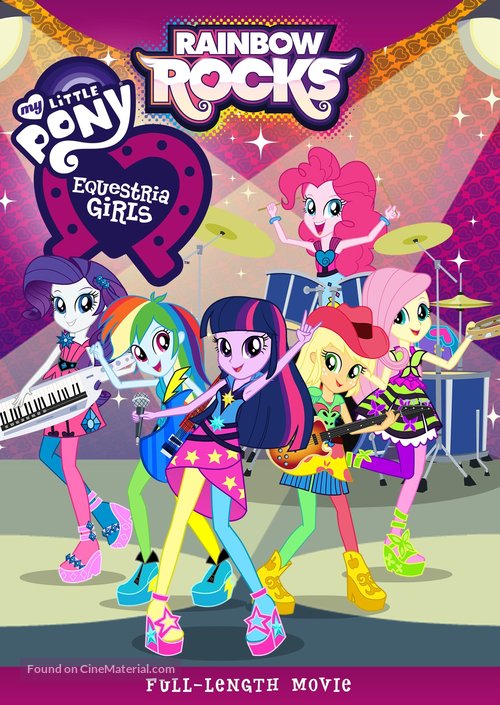 My Little Pony: Equestria Girls - Rainbow Rocks - DVD movie cover