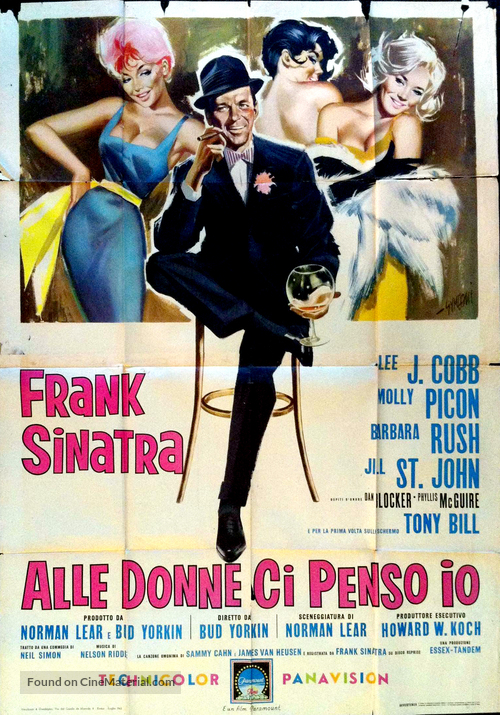 Come Blow Your Horn - Italian Movie Poster